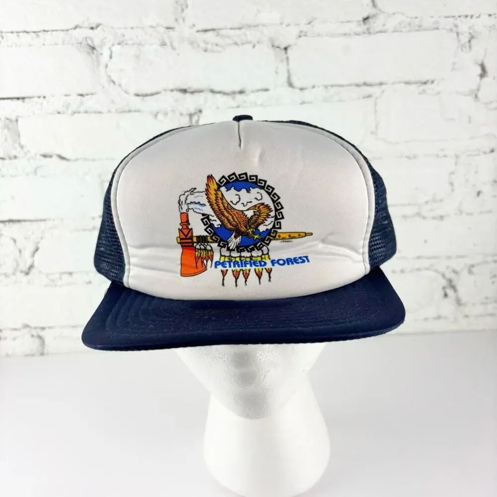 Vintage Petrified Forest Snapback Mesh Hat
